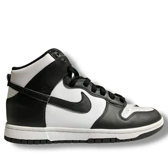 Nike Black Dunk High Panda White Sneakers Streetwear DD1869 103 - Picture 2 of 9